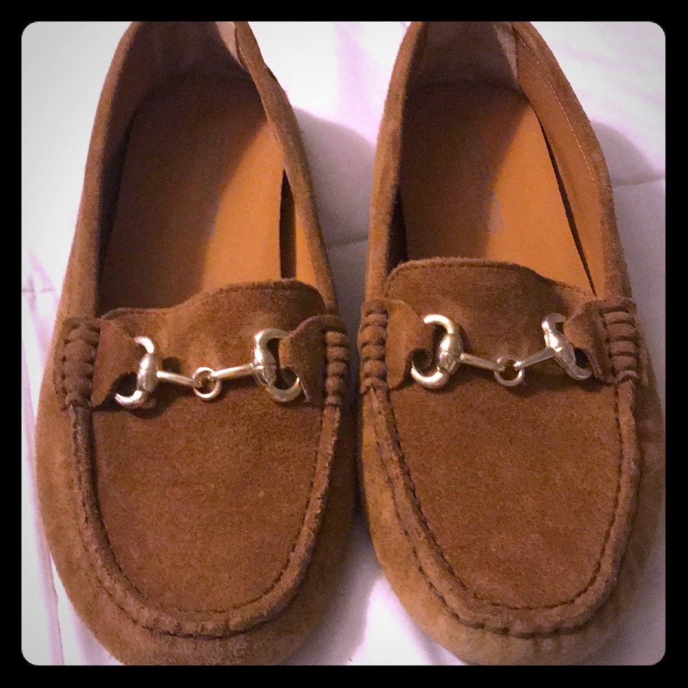 Leather driving loafers